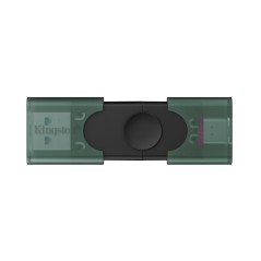 Kingston Technology DataTraveler DuoG2 128GB USB Stick - High-Speed, Versatile Black USB 3.2 Gen 1 Drive for Effortless Data Sto